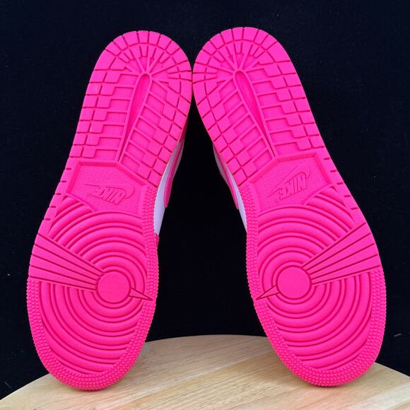 Nike Air Jordan 1 Low Valentines Day Pink White 553560-661 Sz 7Y/ 8.5W Shoes New - Picture 8 of 10